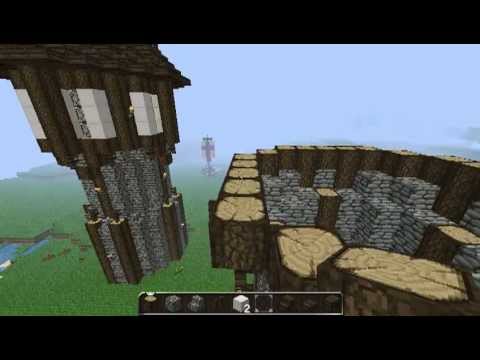 Minecraft Tutorial  Mittelalterliche Stadt - Turm [German 