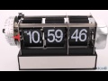 Retro Flip Airline Display Style Clock With Alarm Function