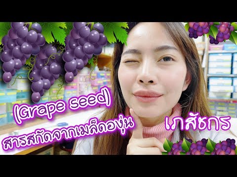 #27 อาหารเสริมผิวสวย...สารสกัดจากเมล็ดองุ่น(Grape Seed Extract ) โดยเภสัชกร 🌏 เภสัชท่องโลก