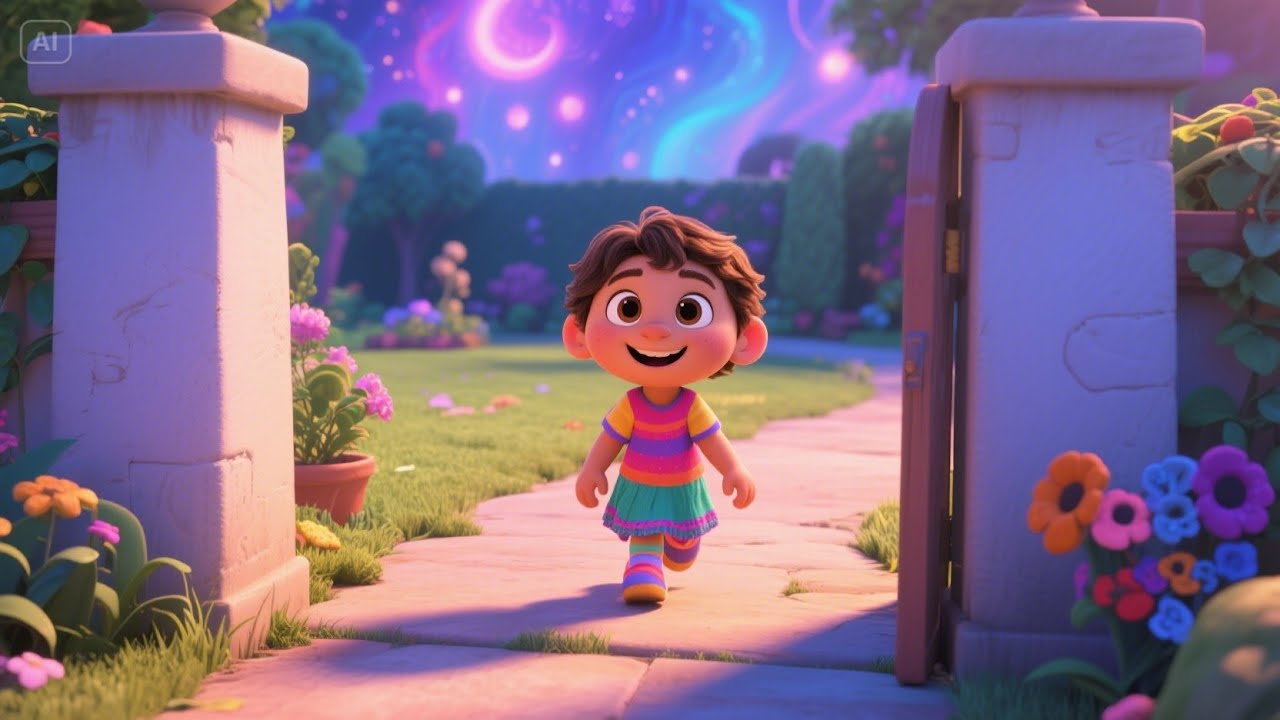 The Magic Door in the Garden | Enchanted Kids Song | Fun Imaginative Adventure Rhyme