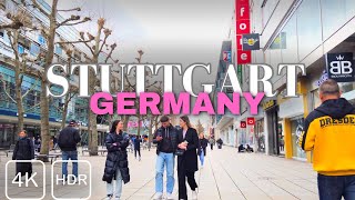 Discover Stuttgart City in 4K HDR | Stuttgart Germany Walking Tour