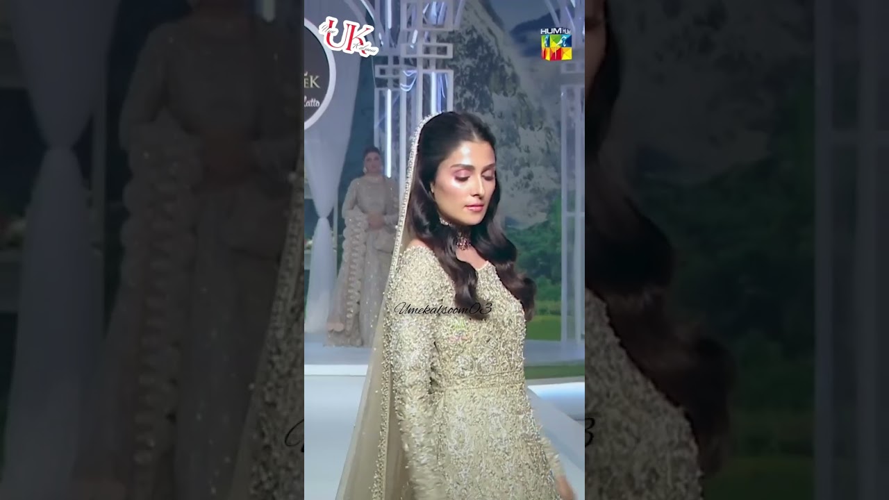 Ayeza khan | bridal look | HUM Bridal couture week 