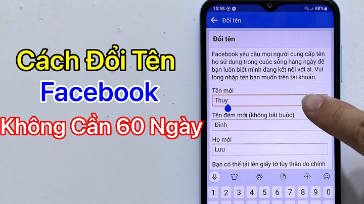 Làm cách nào để đổi tên trên facebook năm 2024