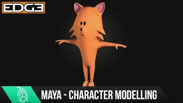 Tutorial - Modeling a Cartoon Cat character in Autodesk Maya   - Part 1