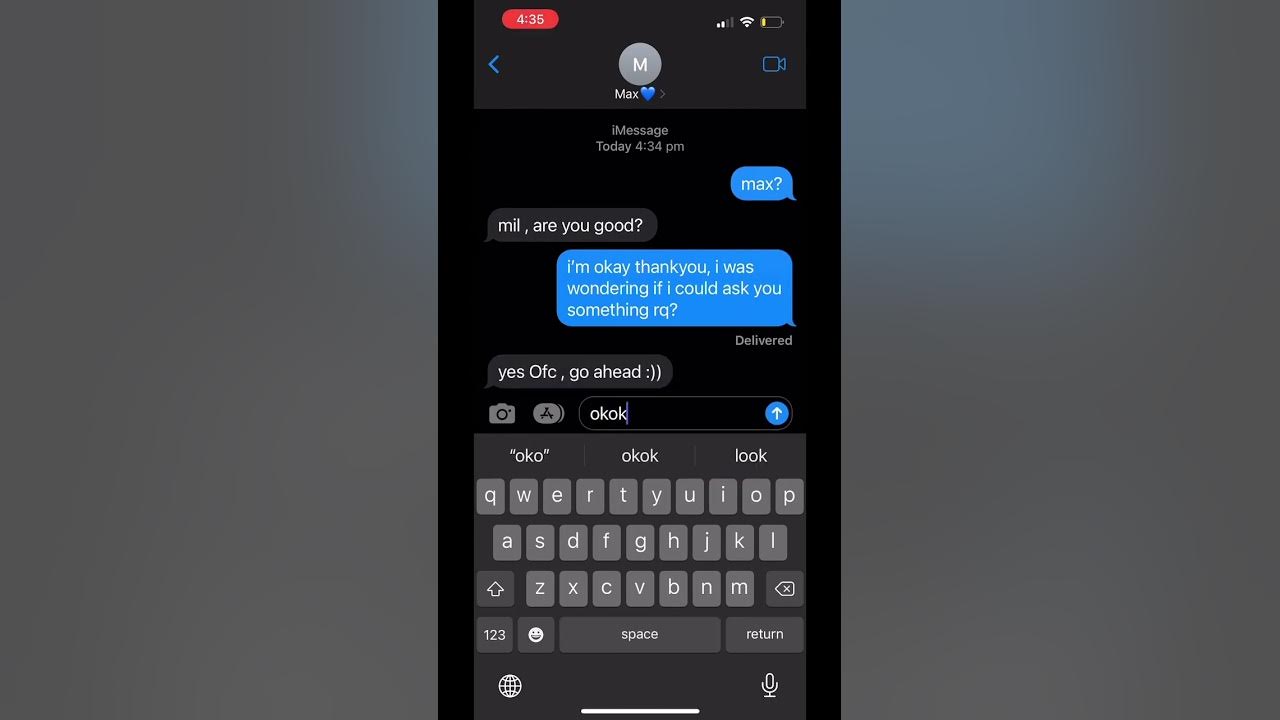 telling my crush i like him Video by milsaysjogon #Shorts