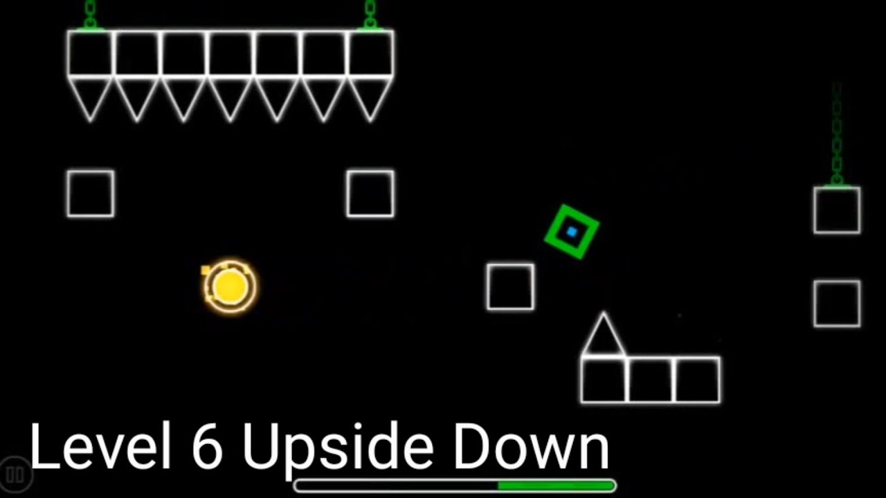 Geometry Dash Lite Level 6 Upside Down - YouTube
