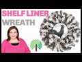 HOW TO MAKE A SHELF LINER WREATH | DOLLAR TREE ROOSTER WREATH ALL SEASON SHELF LINER WREATH TUTORIAL