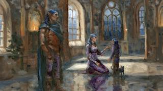 Evoking Emotion in Art | Chrono Trigger Magus &amp; Schala Oil Painting Timelapse