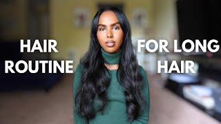 MY DAILY HAIRCARE ROUTINE FOR LONG AND HEALTHY HAIR