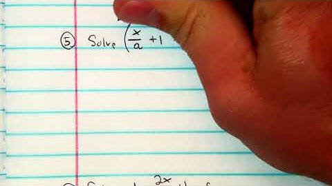 1-3    Solving Literal Equations