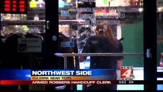 Police: Store clerk handcuffed as robbers steal cigarettes, money