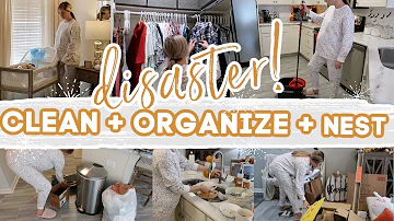 2021 EXTREME CLEANING + ORGANIZING | DISASTER CLEAN WITH ME | CLOSET ORGANIZATION | Lauren Yarbrough