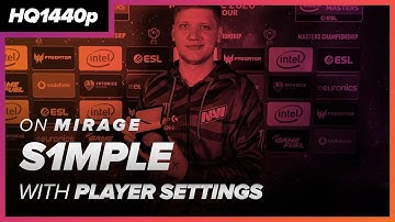 [CSGO DEMO] s1mple (Natus Vincere) vs NiP / 25 frags / Mirage // POV - Point of View