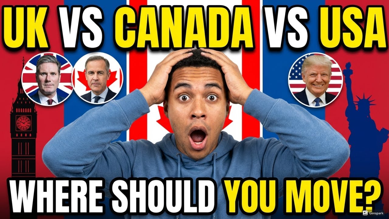I Moved $75K Salary to UK vs Canada vs USA—Here's What Actually Happened