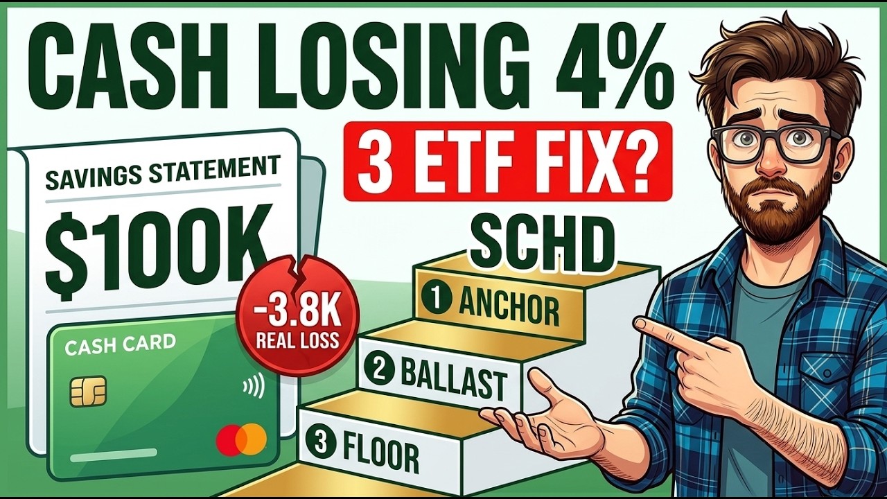 Why $100K in Cash Loses Money in 2026: The 3-ETF Defense