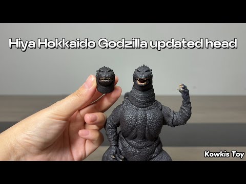 Comparison🔥Hiya Toys Hokkaido Godzilla New Head⚡#hiyatoys #godzilla #ゴジラ #heiseigodzilla