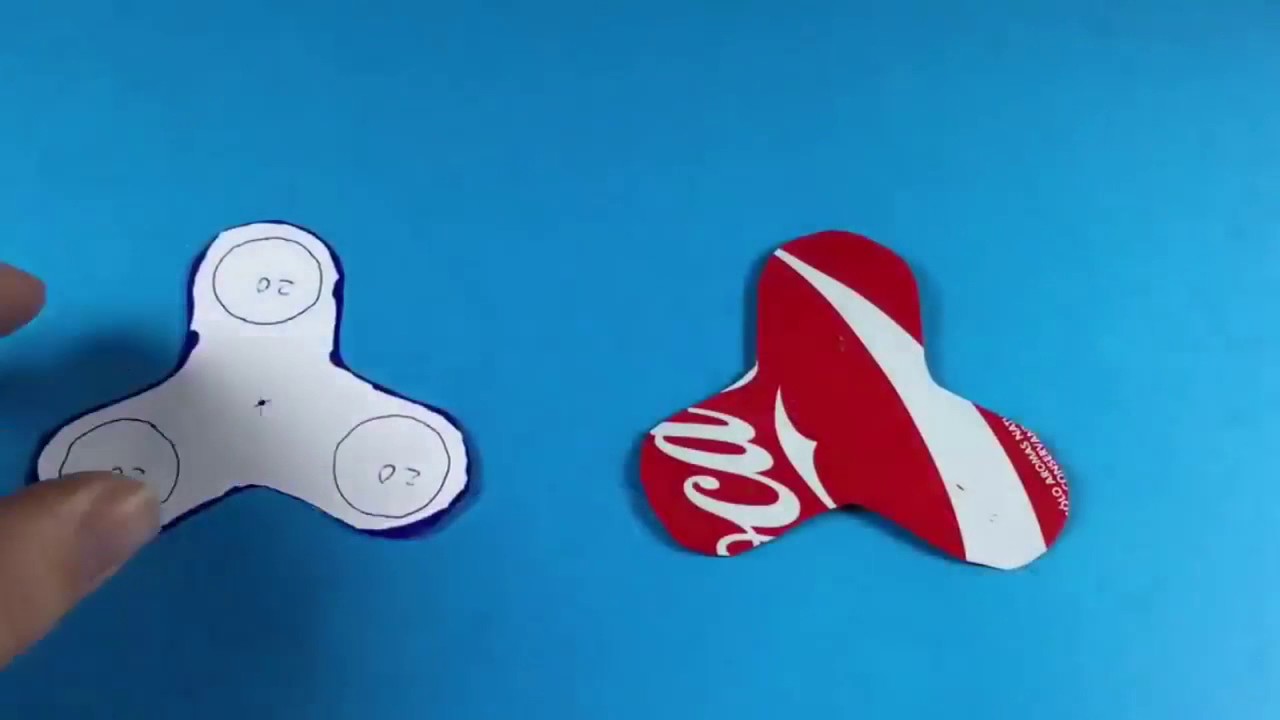 COMMENT FAIRE UN HAND SPINNER ! FACILE ET PAS CHER - YouTube