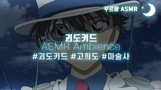 괴도키드ASMR Ambience🌙 Flying Kaito Kid ,지친하루를 시원하게 날려줄게(눈내리는 야경)