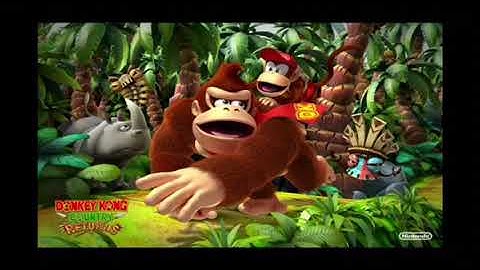 Donkey Kong Country Returns Music - Jungle Hijinx and Wii Intro