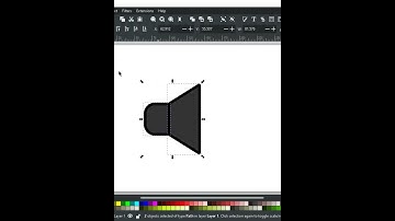 Sound Icon in Inkscape | Speed Art | #shorts #inkscape #inkscapetutorial  #icon #icondesign