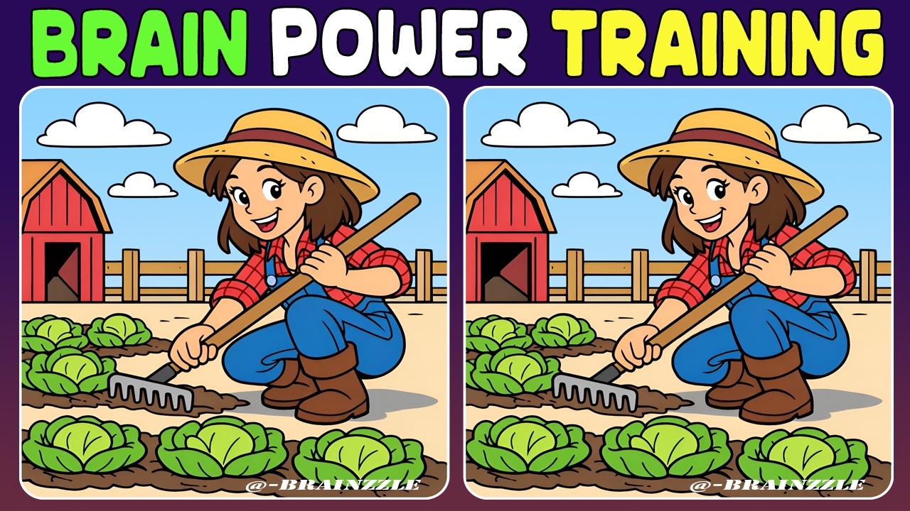 [Brain Training Spot the Difference] Can you tell the difference ...