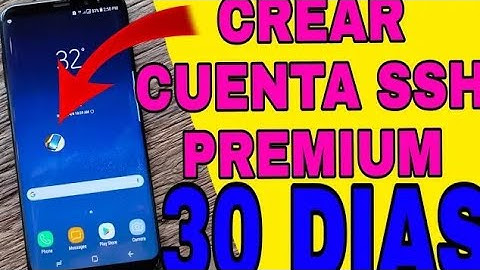 COMO CREAR  CUENTAS SSH DE 30 DIAS 2019