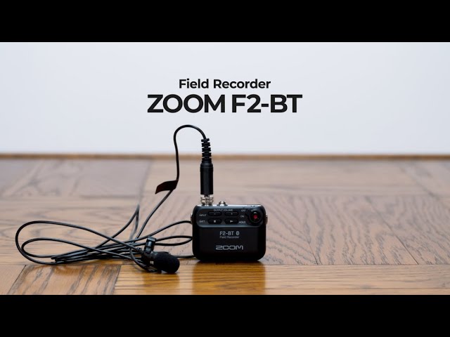 Gadget_008 | 最先端ピンマイク | ZOOM Field Recorder F2-BT
