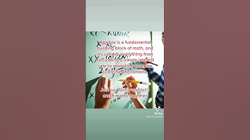 Algebra 101 - Maths on Mass Explains #algebra #math #mathematics #maths