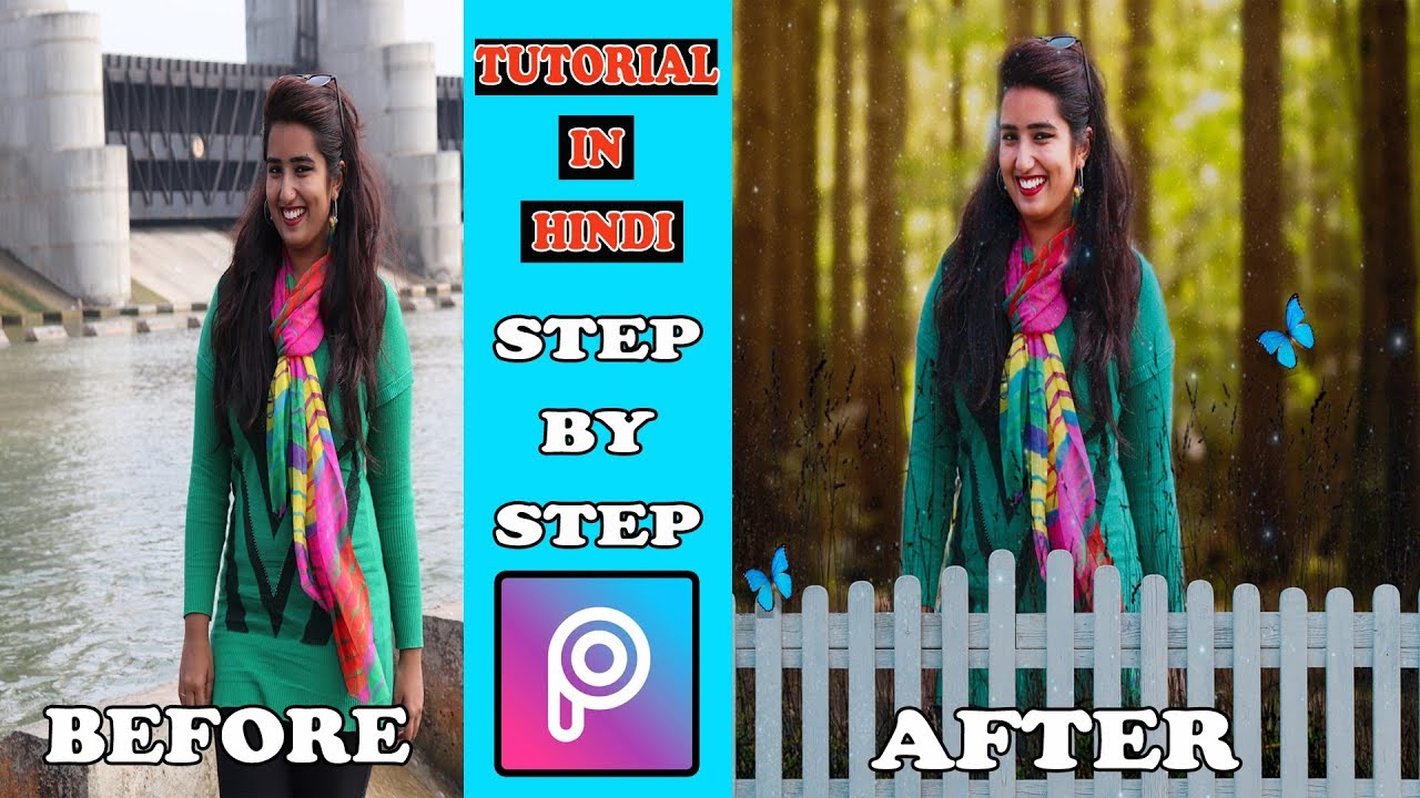 Multiple layers Editing In PICSART Full Tutorial In Hindi Best