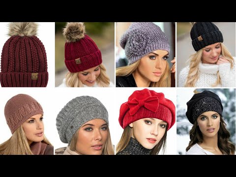 Video: Cómo tejer un gorro de moda para mujer para el invierno 2018-2019