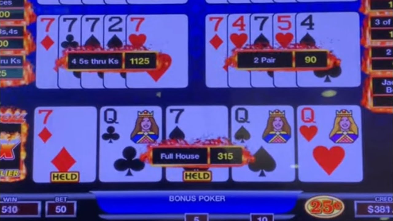 7’s and Hot roll Poker on Fire Firekeepers Casino. YouTube