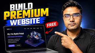 How to Build a Premium Website for FREE Using AI in 2026 | Animated Portfolio Website Kaise Banaye