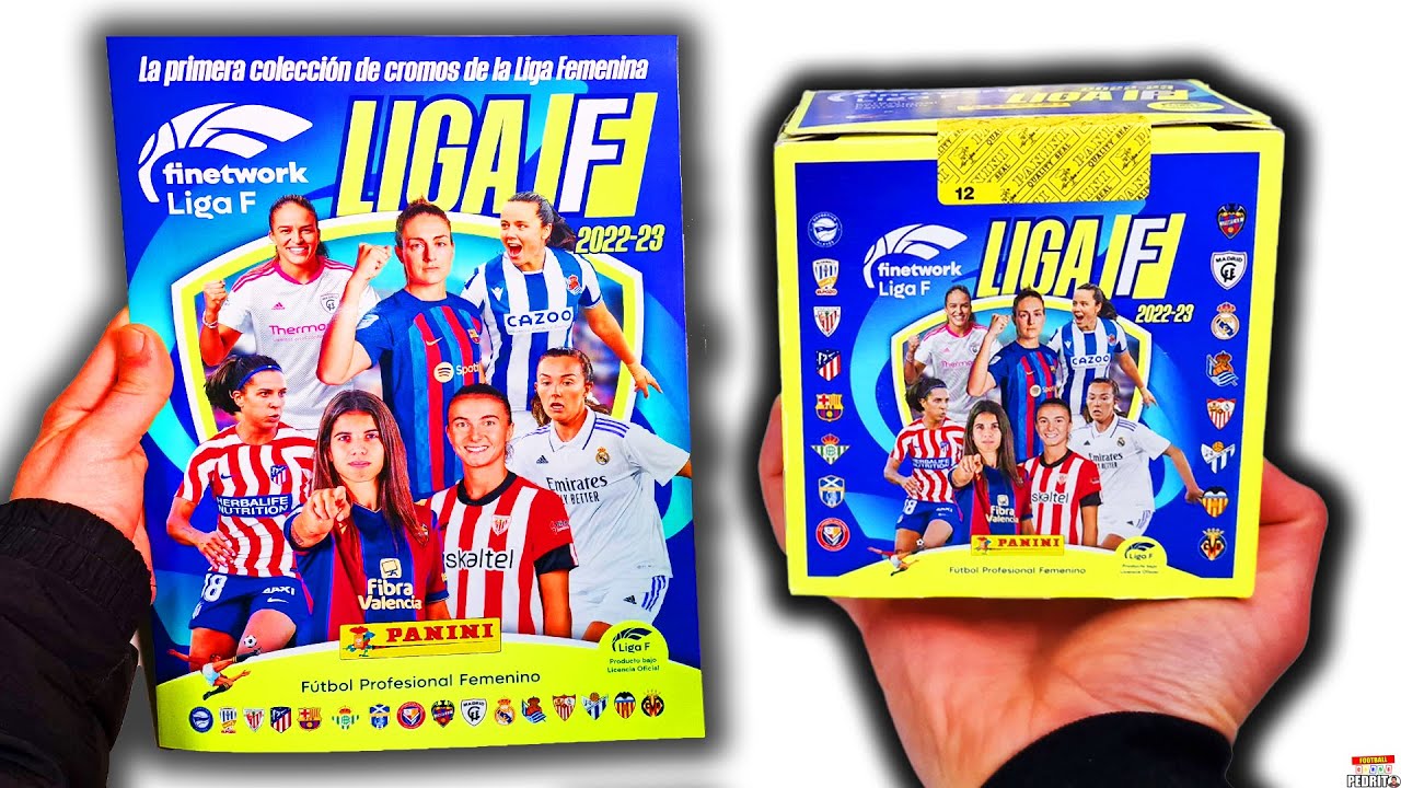 ESTOS CROMOS valdrán MILLONES! LIGA F 2022-23 ÁLBUM + CAJA 50 SOBRES  COLECCION LIGA FEMENINA Panini 