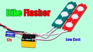 Bike LED Flasher Circuit | Strobe Light | Without IC & Transistor Using
