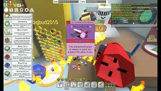getting gifted mythic bee from gingerbread bears #bee swarm simulator