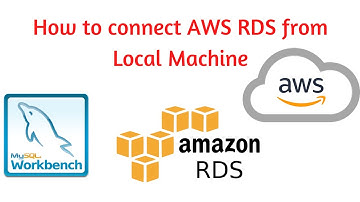 How to Connect AWS RDS from local machine