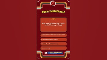 Quiz 170: Master Ruby Programming in 30 Seconds! #quiz #ruby #shorts #codingfacts