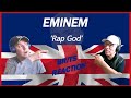 Eminem - Rap God (AMAZING REACTION!!)