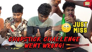 Just Miss!😨 | Chopstick Challenge Went Wrong✨😞 | #imsubu #chopstick #pongal