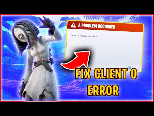 Fix A Problem Occurred error in Fortnite on PC