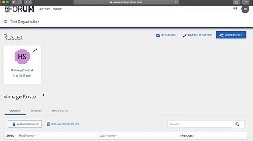 Forum  Roster Management