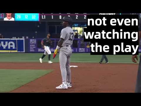 Jazz Chisholm Just Got Thrown Out On A Play So Lazy It S Hard To Believe