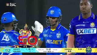 A SIX to Bring Up Fifty for Ackeem Auguste! | CPL 2026