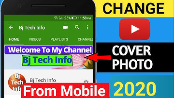 How To Change/Upload Your YouTube Cover Photo/Channel Art on Your Android Phone | in mobile  2020