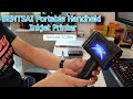 Bentsai handheld inkjet printer review demo by Benson Chik