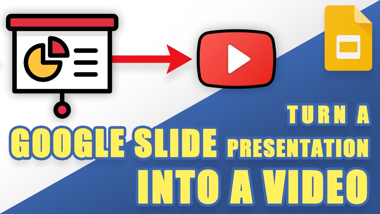 how to create a video presentation with google slides