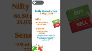 🔔 5 May 2026 Market wrap #stockmarket #finance #trading#stocks#nifty #viral#update#stocks #trending