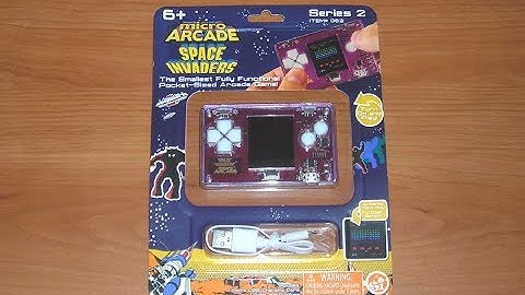 Micro Arcade Space Invaders! Pocket Sized Arcade Game!