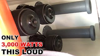 Only 3,000 Watts That Loud? 4 12S On 3,000 Watts Doing This