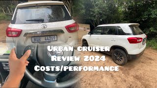Toyota urban cruiser xs review/ costs/ budget suv/ road test/ South Africa